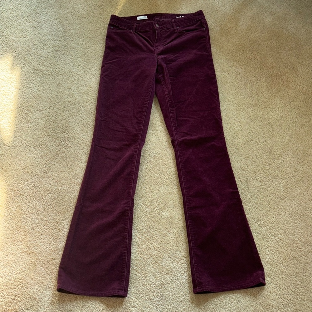 GAP perfect boot corduroy pants 30 Tall